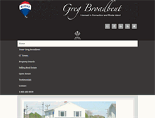 Tablet Screenshot of gregbroadbent.com